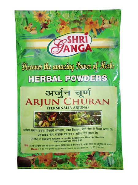 Арджун Чурна, 100 г, производитель Шри Ганга; Arjun Churan, 100 g, Shri Ganga