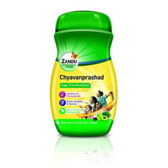 Чаванпраш без сахара, 450 г, производитель Занду; Chyavanprashad Sugar Free Revitalizer, 450 g, Zandu
