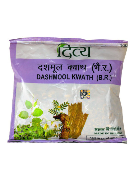Аюрведический чай Дашмул Кватх, 100 г, Патанджали; Dashmool Kwath, 100 g, Patanjali