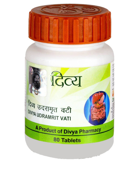 Дивья Удрамрит Вати, 80 таб, Патанджали; Divya Udramrit Vati, 80 tabs, Patanjali
