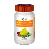 Гандхак Расаяна, лечение кожных инфекций и очищение крови, 50 г, Патанджали; Gandhak Rasayan, 50 g, Patanjali