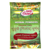 Гилой Чурна, 100 г, производитель Шри Ганга; Giloy Churan, 100 g, Shri Ganga