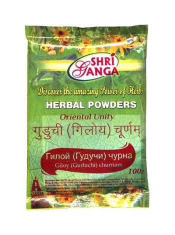 Гилой Чурна (100 г) от Шри Ганга: натуральный иммунитет и здоровье