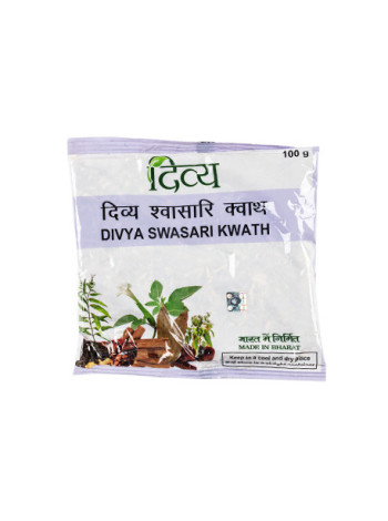 Аюрведический чай Дивья Свасари Кватх (100г) - Патанджали: укрепление иммунитета и дыхательной системы