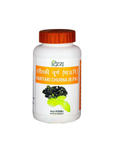 Харитаки Чурна, 100 г, производитель Патанджали, Haritaki Churna, 100 g, Patanjali