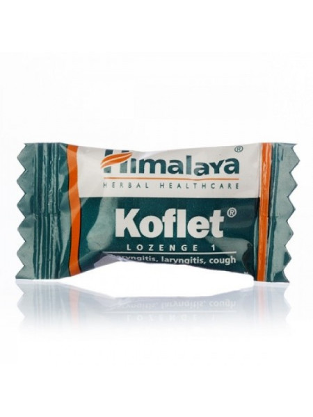 Леденцы от кашля Кофлет, 1 шт, Хималая; Koflet, 1 pcs, Himalaya