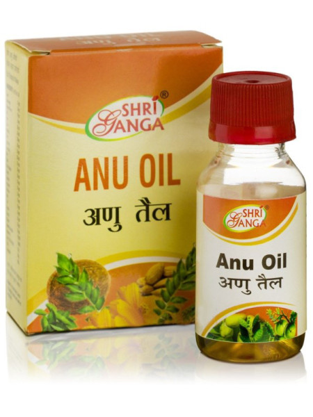 Масло для носа Ану Оил, 50 мл, производитель Шри Ганга; Anu Oil, 50 ml, Shri Ganga