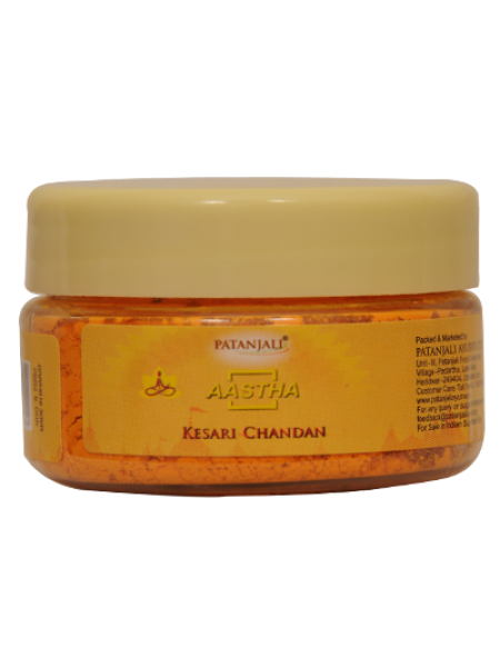 Порошок сандала Аастха Кесари Чандан, 25 г, Патанджали; Aastha Kesari Chandan, 25g, Patanjali
