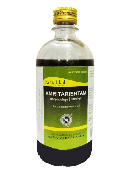 Аюрведический тоник Амритариштам, 450 мл, Коттаккал Аюрведа; Amritarishtam, 450 ml, Kottakkal Ayurveda
