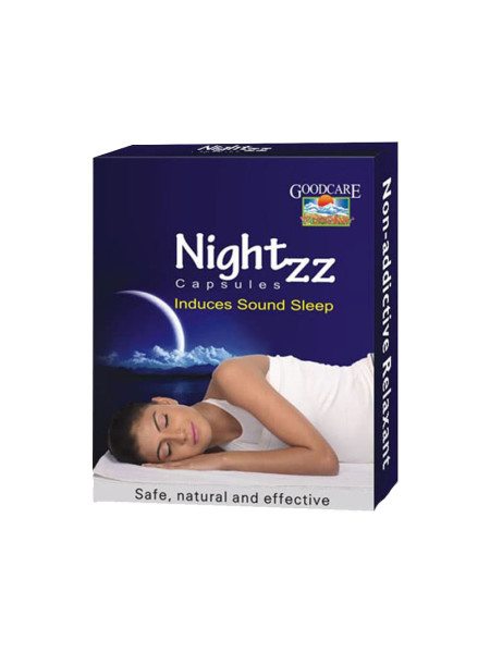 Натуральное снотворное Найтз, 10 кап, производитель Байдьянатх; Nightzz Induces Sound Sleep, 10 caps, Baidyanath
