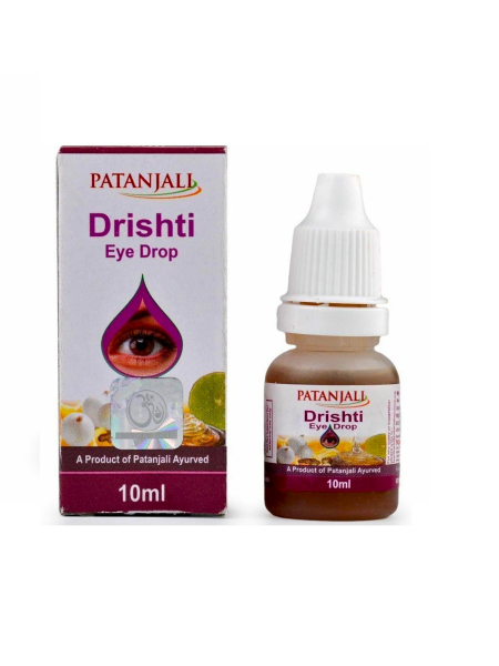Глазные капли Дришти, 10 мл, Патанджали; Drishti eye drop, 10 ml, Patanjali