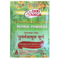 Пунарнава Мул Чурна, тоник для почек, 100 г, производитель Шри Ганга; Punarnava Mool Churna, 100 g, Shri Ganga
