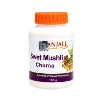Сафед Мусли Чурна для укрепление иммунитета, 100 г, Патанджали; Swet Mushli Churna, 100 g, Patanjali