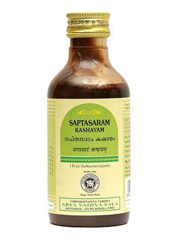 Саптасарам Кашаям 200 мл: Аюрведическое лекарство от Коттаккал Аюрведа