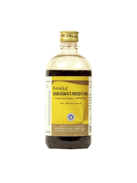 Аюрведический тоник Сарасватариштам, 200 мл, производитель Коттаккал Аюрведа; Saraswatarishtam, 200 ml, Kottakkal Ayurveda