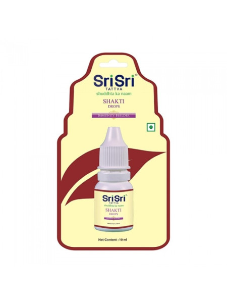 Шакти Дропс, мощный иммуномодулятор, 10 мл, производитель Шри Шри Таттва; Shakti Drops Immunity Builder, 10 ml, Sri Sri Tattva