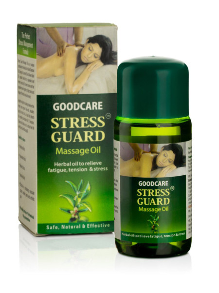 Массажное масло Стресс Гуард, 100 мл, производитель Байдьянатх; Stress Guard Massage Oil, 100 ml, Baidyanath