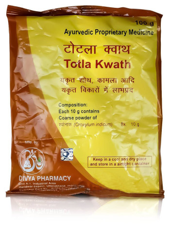 Чай Тотла Кватх Патанджали: Аюрведическое средство для здоровья печени (100г)