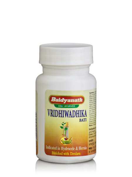 Вридхивадхика Вати, против онкологии, 80 таб, производитель Байдьянатх; Vridhiwadhika Bati, 80 tabs, Baidyanath