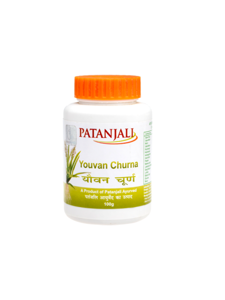Юван Чурна, тоник для организма, 100 г, Патанджали; Youvan Churna, 100 g, Patanjali