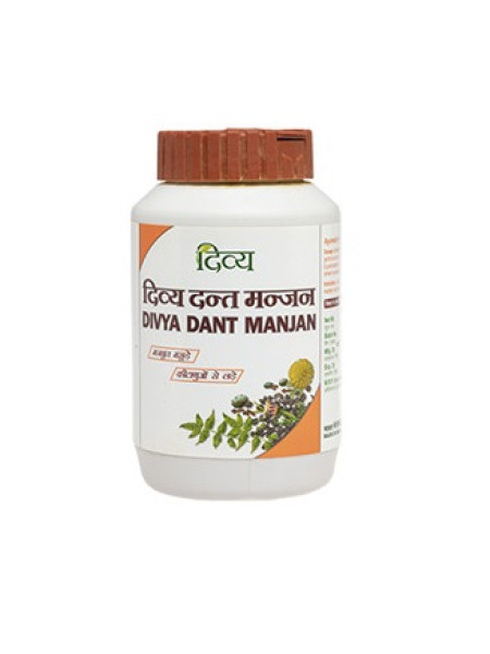 Зубной порошок Дивья Дант Манжан, 100 г, Патанджали; Divya Dant Manjan, 100 g, Patanjali