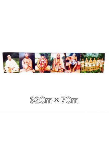 Акриловая статуэтка Гуру Парампара: большой размер (32х7 см)