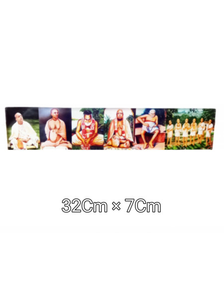 Гуру Парампара, акриловая статуэтка, большой размер; Acrylic Guru Parampara (Big 32Cm*7Cm)