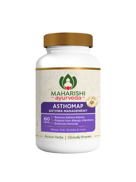 Астхомап: от респираторных заболеваний, 60 таб., производитель "Махариши Аюрведа", Asthomap, 60 tabs., Maharishi Ayurveda